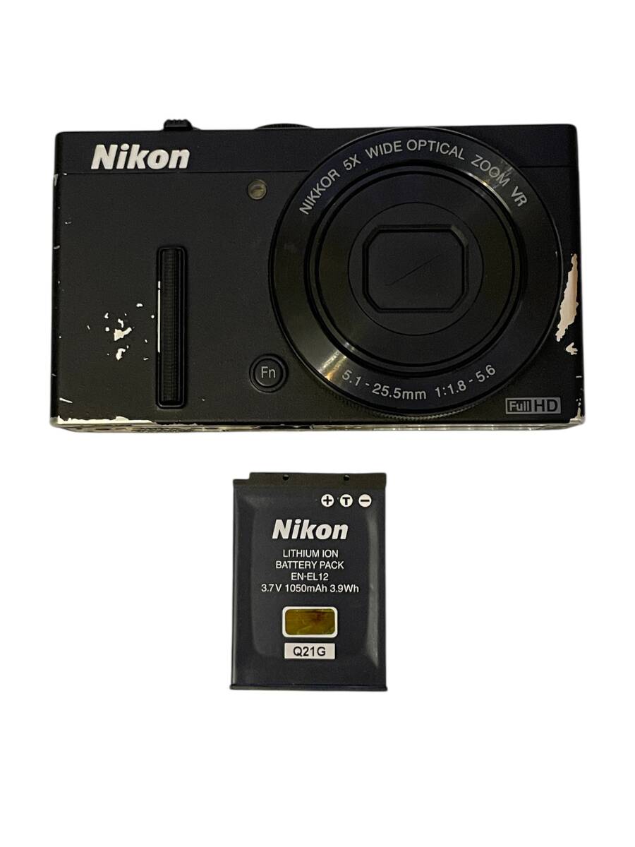 Nikon COOLPIX P340 ニコン　コンパクトデジタルカメラ　バッテリー付き　通電確認済み　