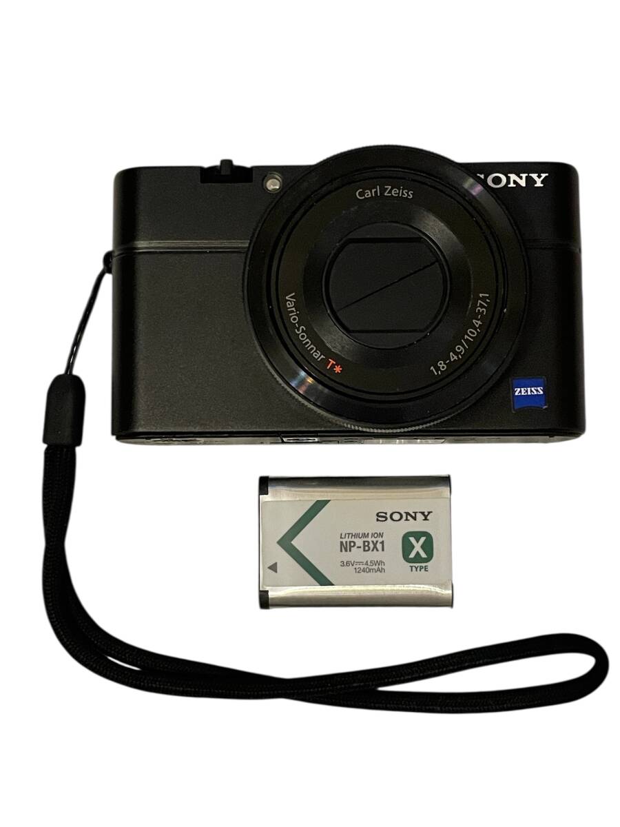SONY Cyber-shot DSC-RX100 ソニー　ブラック　コンパクトデジタルカメラ　バッテリー付き　通電確認済み　