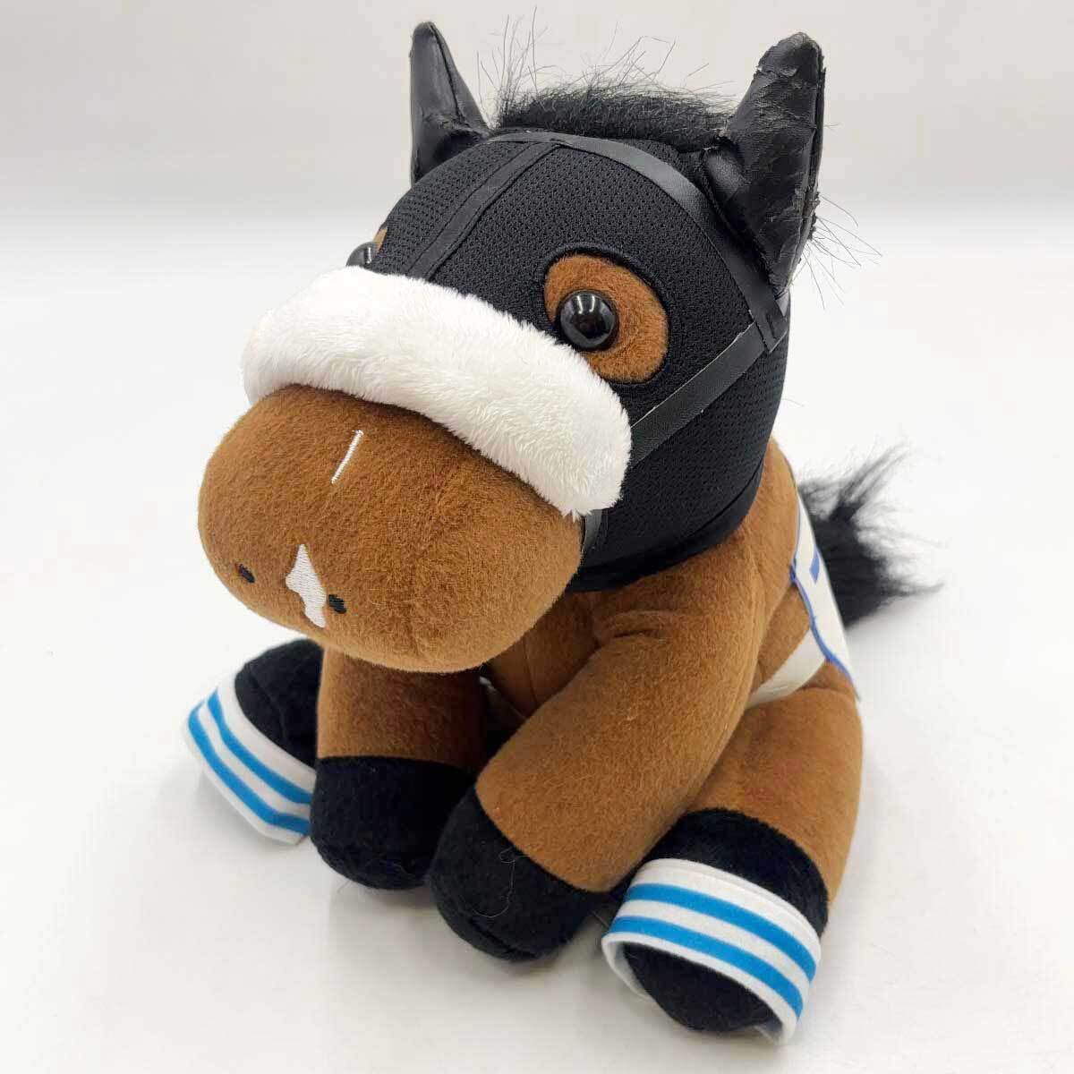 【中古】アーモンドアイ アイドルホース ぬいぐるみ 2019 ドバイターフ L タグ付 競馬