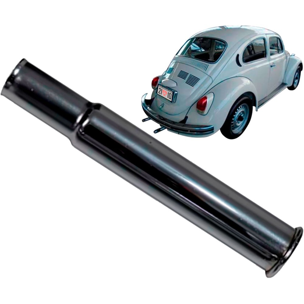 空冷VW 2個セット ペア テールパイプ マフラーチップ 30cm メッキ VW バス ギア T2 T1 T3 T4 ワーゲン ビートル テール パイプ VW 空冷