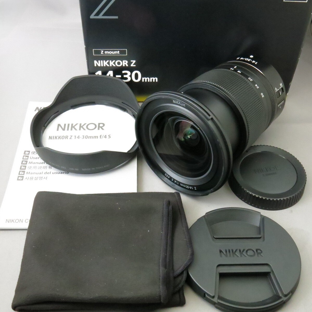 【新品同様】Nikonニコン　Z14-30mmF4S　★NO.8905