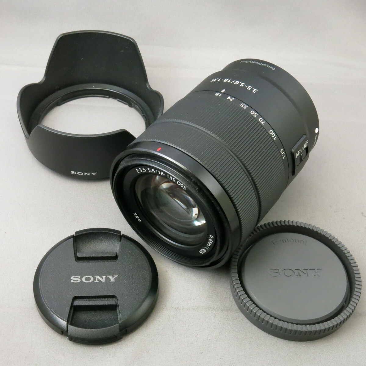 【美品】SONYソニー　E18-135mmF3.5-5.6OSS SEL18135　★NO.10040