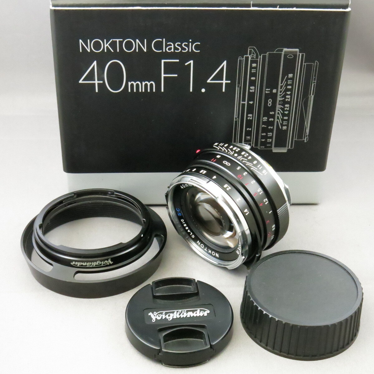 【美品】Voigtlanderフォクトレンダー　NOKTON CLASSSIC40mmF1.4SC 　★NO.10058