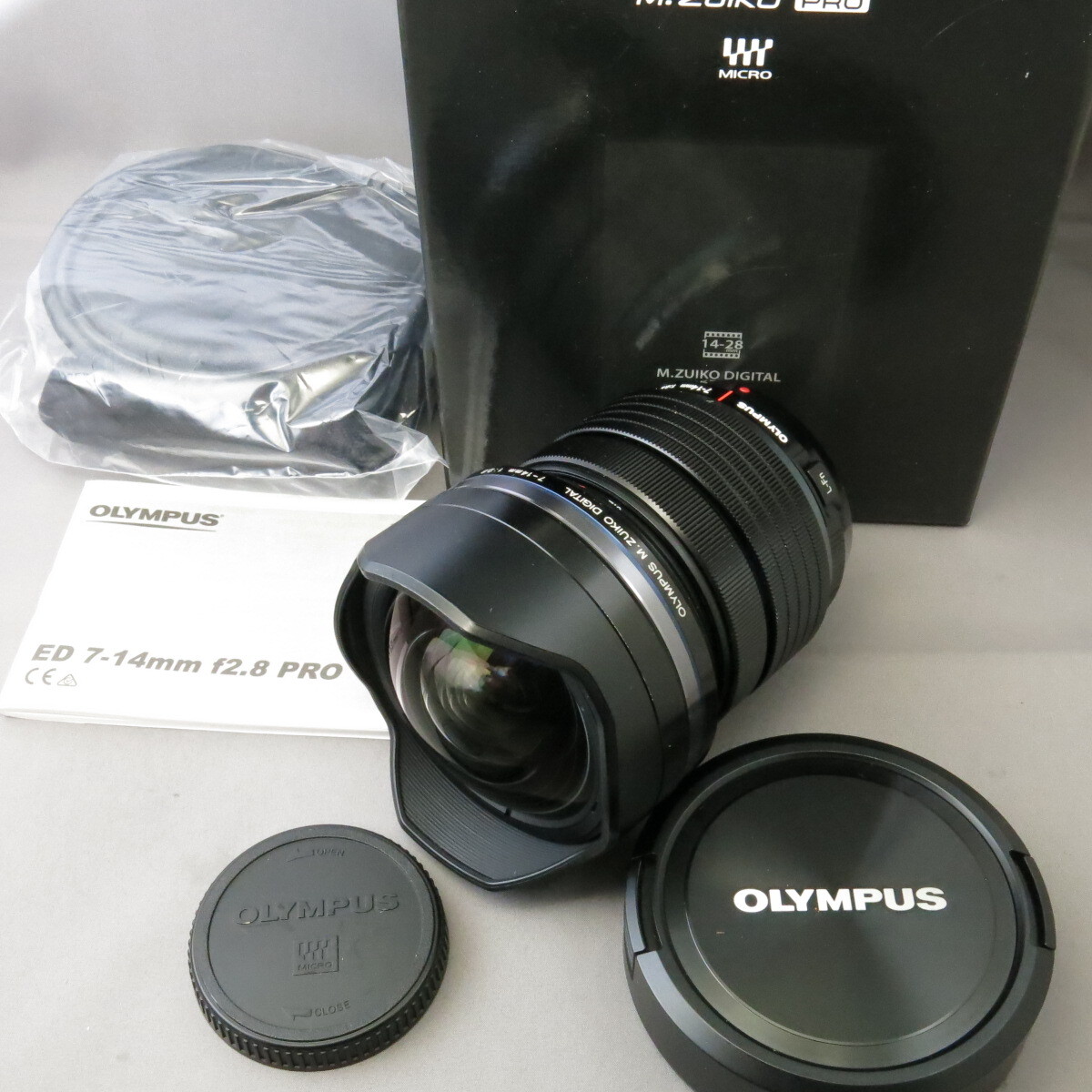OLYMPUSオリンパス　M.ZUIKO DIGITAL7-14mmF2.8PRO　マイクロフォーサーズ用★NO.10098