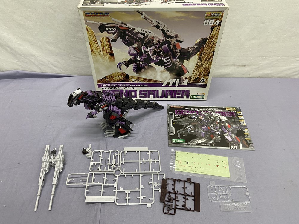 カメ)コトブキヤ ゾイド EZ-026 ジェノザウラーリパッケージ 組立済 ◆Y2604007 PD09C