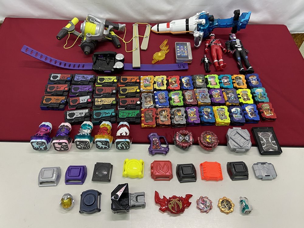 カメ)仮面ライダーフォーゼ ゼロワン スプラトゥーン3 トライストリンガー 他 変身グッズ ソフビ まとめ セット ◆Y2604011 PD13B