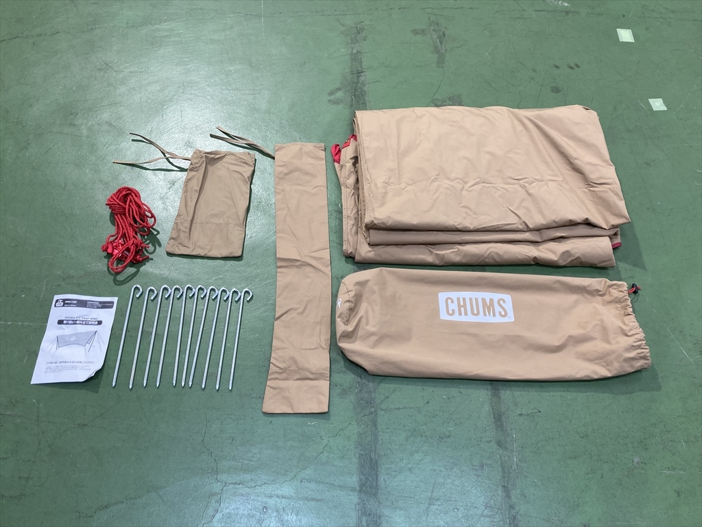 下松)CHUMS チャムス タープ Booby T/C Tarp Wing ブービーT/Cタープ ウイング CH62-1385 ◆★J260102R03A PA02A