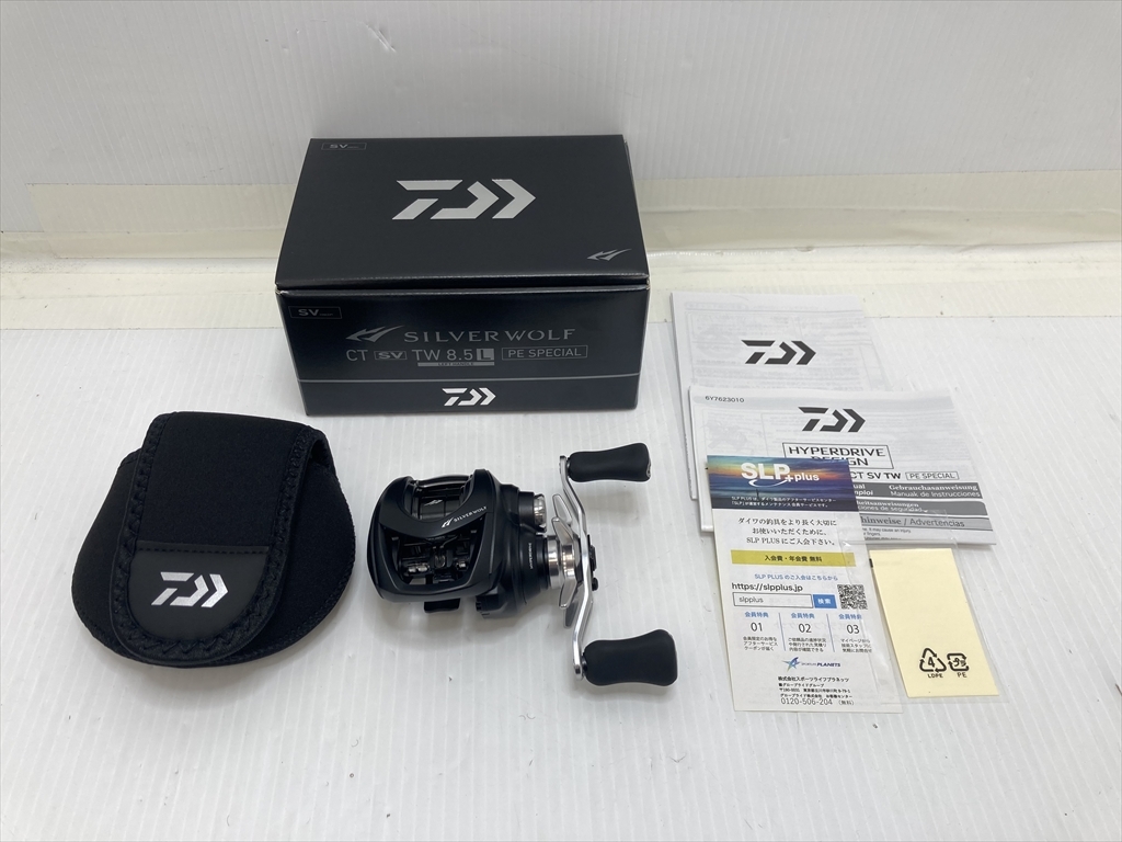 下松)DAIWA ダイワ ベイトリール 26 SILVER WOLF CT SV TW 8.5L PE SPECIAL シルバーウルフ 展示未使用品 ◆★P260413R12A PD13A