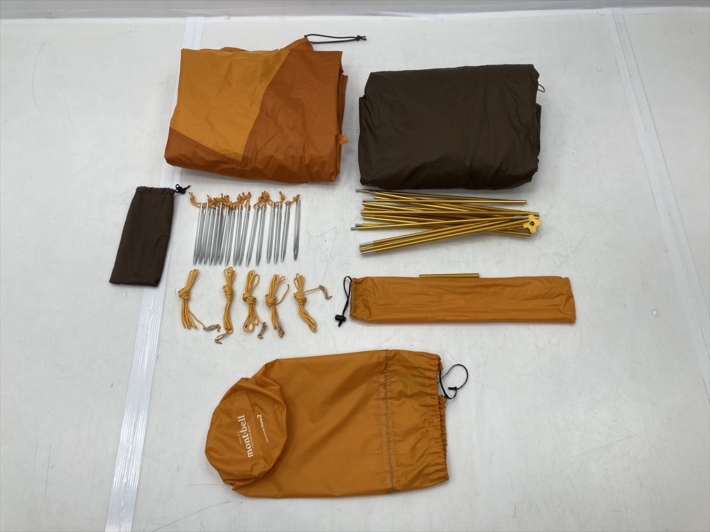下松)mont-bell モンベル クロノスドーム2型 1122491 登山 テント キャンプ　アウトドア 修繕あり ◆★B260325R04B PC25A