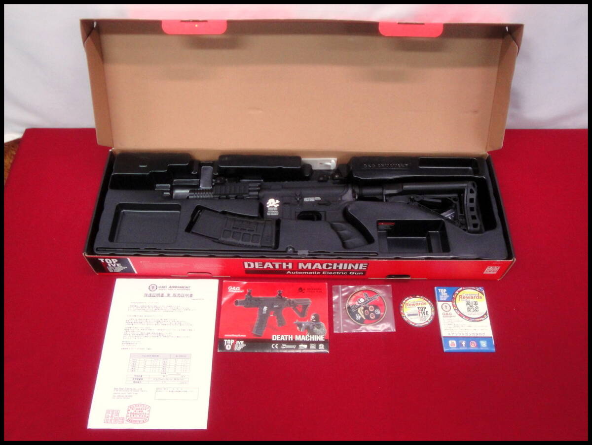 カメ)G&G DEATH MACHINE 電動ガン 11V Li-Po用 T型コネクタ 動作OK