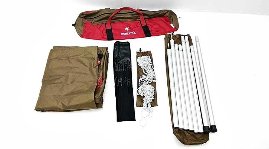 下松)snow peak スノーピーク HDタープ シールド ヘキサM TP-861H ソリッドステーク付 アウトドア キャンプ ▲★J260414N06B PD14C