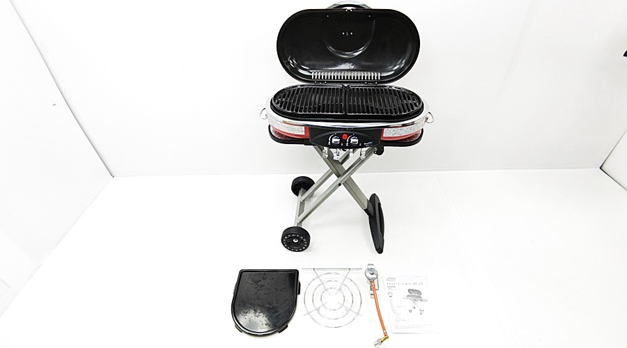 下松)Coleman コールマン ロードトリップグリル LXE－JⅡ 五徳 グリドル付 点火確認済 アウトドア　キャンプ ▲★J260423N04A PD23C