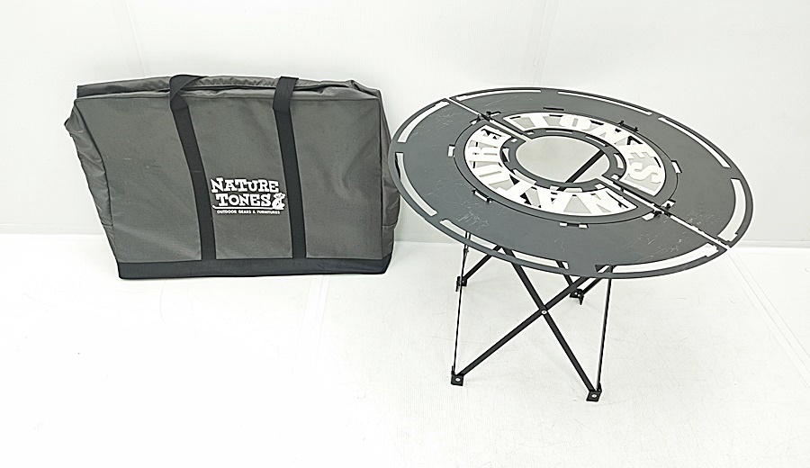 下松)NATURE TONES ネイチャートーンズ オクタゴンサークル ケース付き アウトドア キャンプ テーブル ▲★J260411N03B PD11C