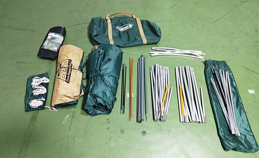 下松)Coleman コールマン タフワイドエアードーム300 ペグ欠品 マルチグランドシート付 アウトドア キャンプ ▲★J260421N02B PD21C