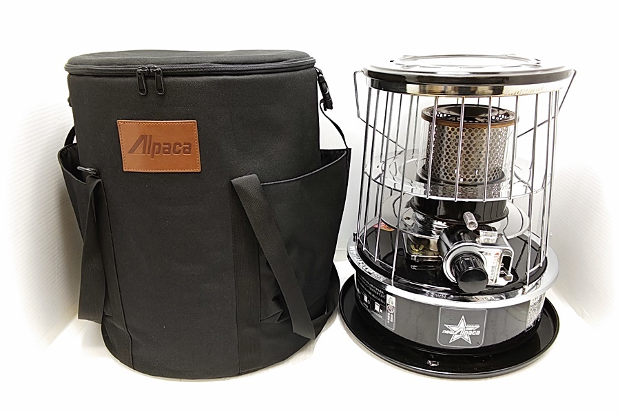 下松)new Alpaca ニューアルパカ TS-77JS-C 自然通気形開放式石油ストーブ 2021年製 ケース付 ▲★J260417N02A PD17C