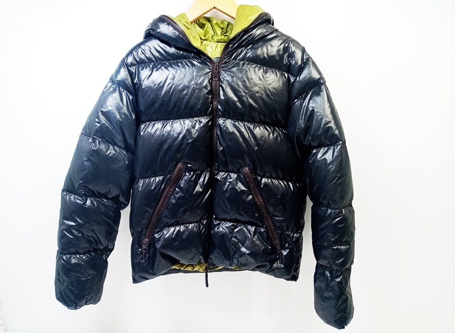 下松)DUVETICA デュベティカ ダウンジャケット メンズ　黒 ブラック サイズ 48 ◆N2501083 NA29A