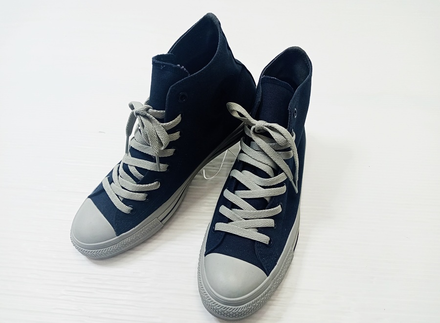 下松)【美品】nanamica ナナミカ CONVERSE コンバース オールスター スニーカー 26.5cm ネイビー系 ◆N2504040 ND18A