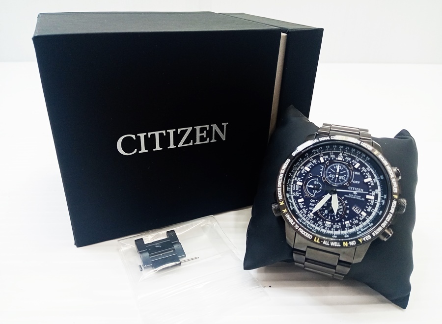 下松)【美品】CITIZEN シチズン 腕時計 H804-R013556 電波ソーラー ◆N2601048 PA18A
