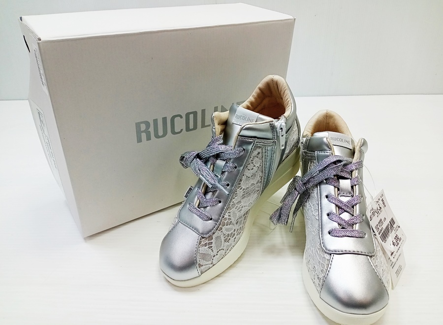下松)【未使用】 RUCO LINE ルコライン ウェッジソール スニーカー 厚底　サイズ 35（22.5ｃｍ相当） ◆N2604054 PD18A