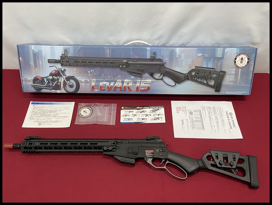 カメ) 【美品】G＆G ARMAMENT ガスガン LevAR 15 【品番：4711064564259】 動作確認済