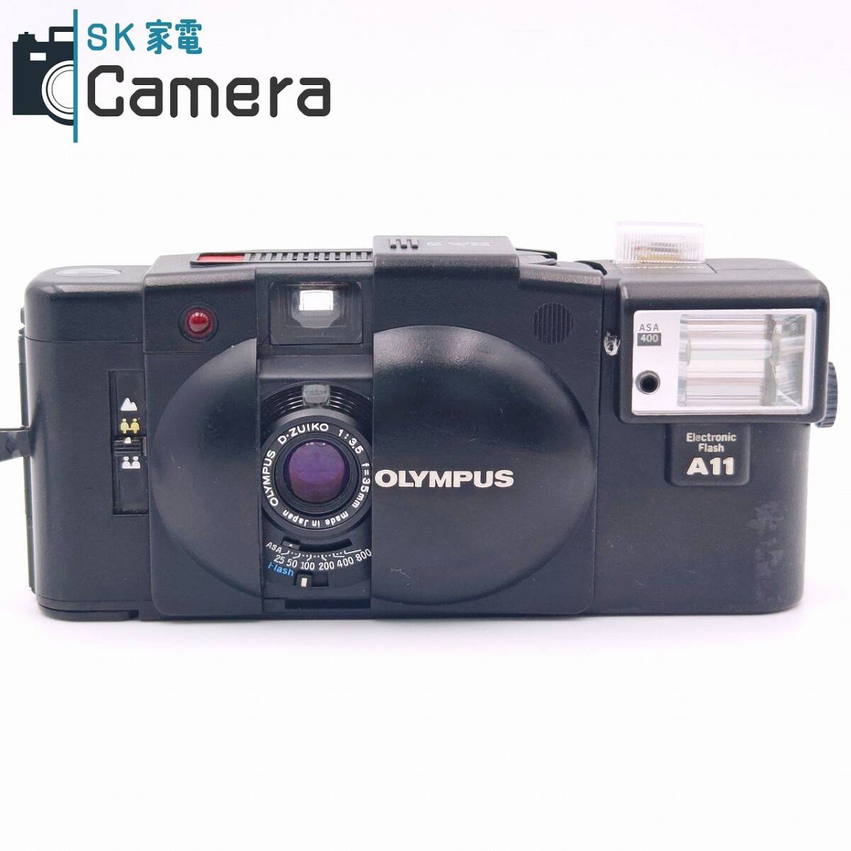 【中古】 OLYMPUS XA2 D.ZUIKO 35ｍｍ F3.5 A11 付 オリンパス