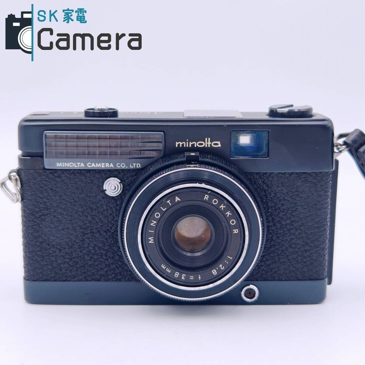 【中古】 MINOLTA Minoltina-P ROKKOR 38ｍｍ F2.8 ブラック ミノルタ 露出動作