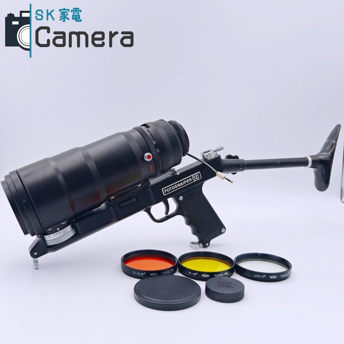 【中古】 ZENIT TAIR-3S 300ｍｍ F4.5 FOTOSNAIPER 12 MADE IN USSR M42 ゼニット フォトスナイパー カラーフィルター付