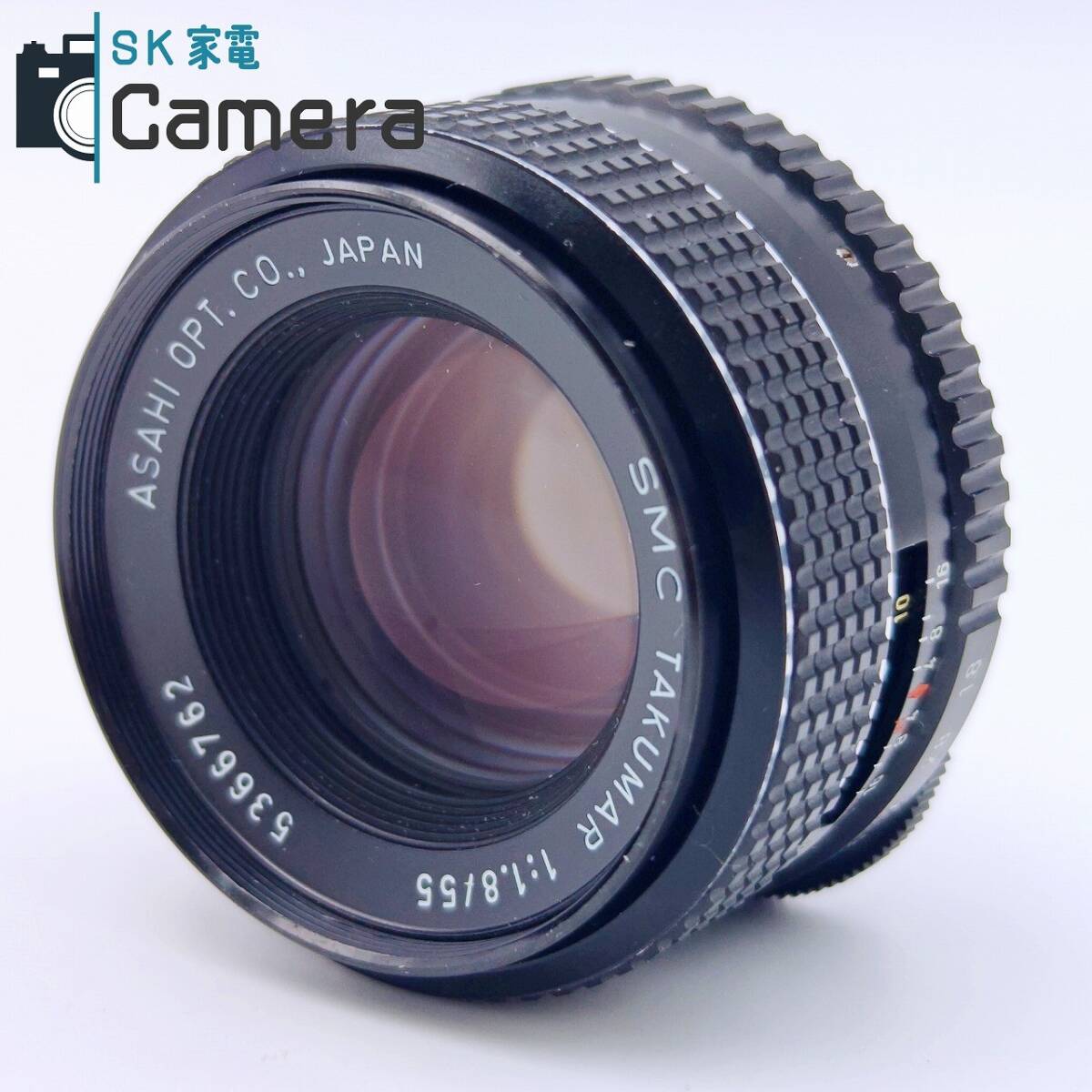 【中古】 PENTAX SMC TAKUMAR 55ｍｍ F1.8 M42 ペンタックス
