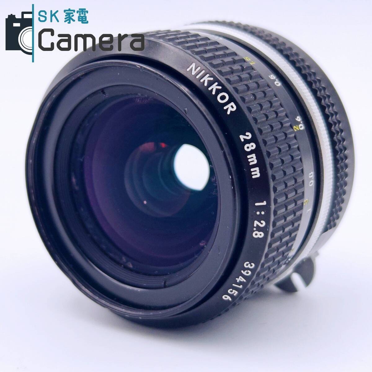 【中古】 Nikon NIKKOR 28ｍｍ F2.8 非Ai ニコン カメラレンズ