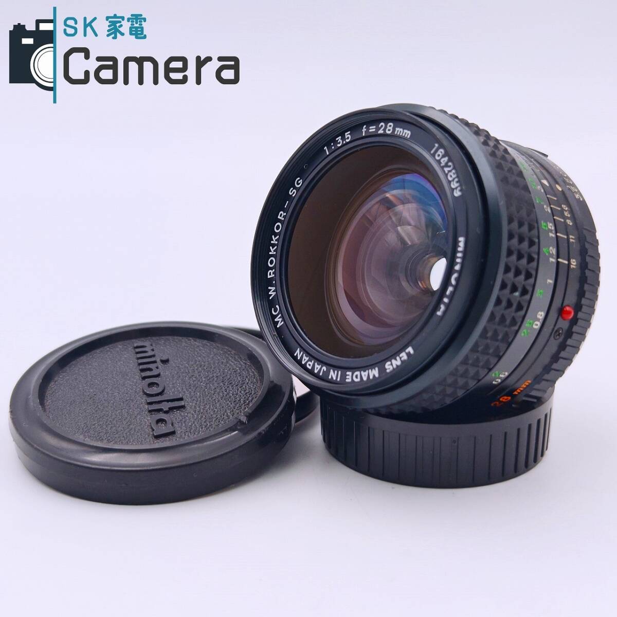 【中古】 MINOLTA MC W.ROKKOR-SG 28ｍｍ F3.5 ミノルタ ロッコール