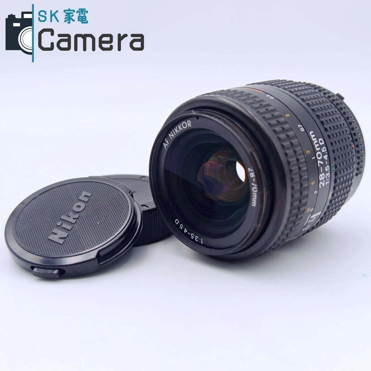 【中古】 Nikon AF NIKKOR 28-70ｍｍ F3.5-4.5 D ニコン キャップ付