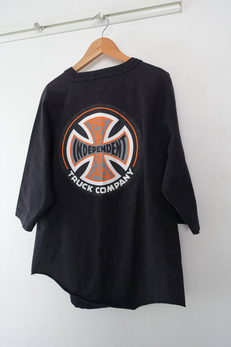 90s 00s NHS INDEPENDENT TRUCK CO. インディペンデント トラックカンパニー アイアンクロスロゴ Tシャツ バックプリント Mサイズ