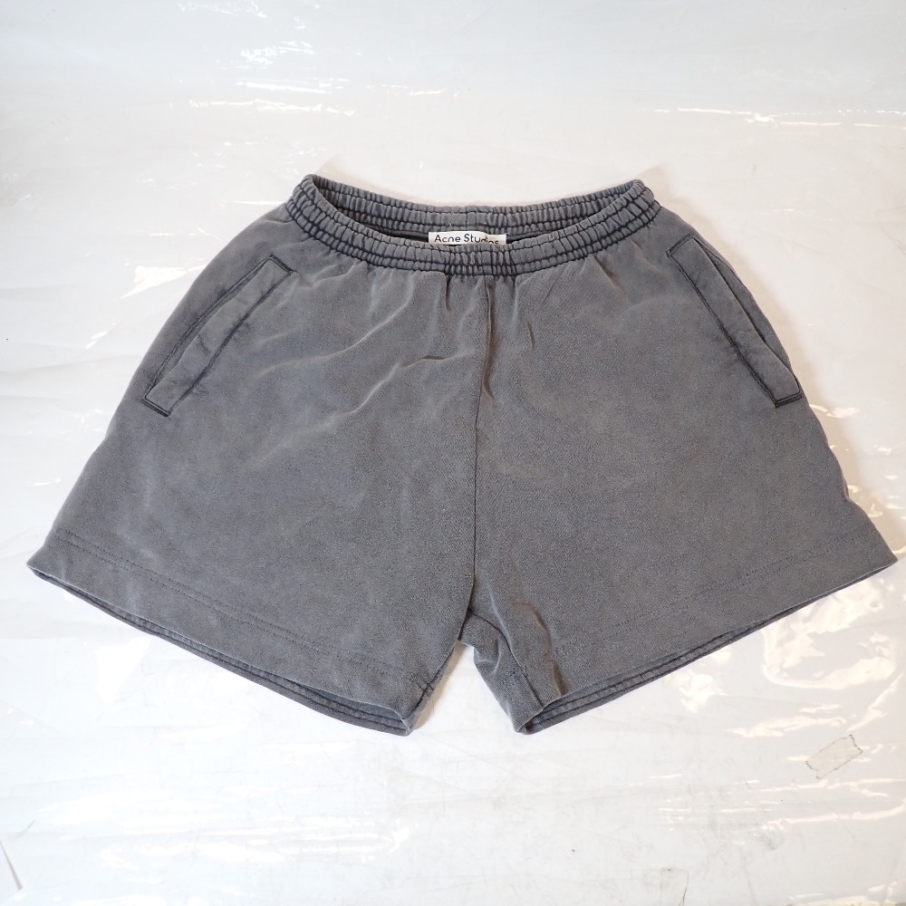 Th1001389 アクネストゥディオズ ショートパンツ FN-UX-SHOR000028 スウェット生地 XXS グレー系 ACNE STUDIOS 良好・中古