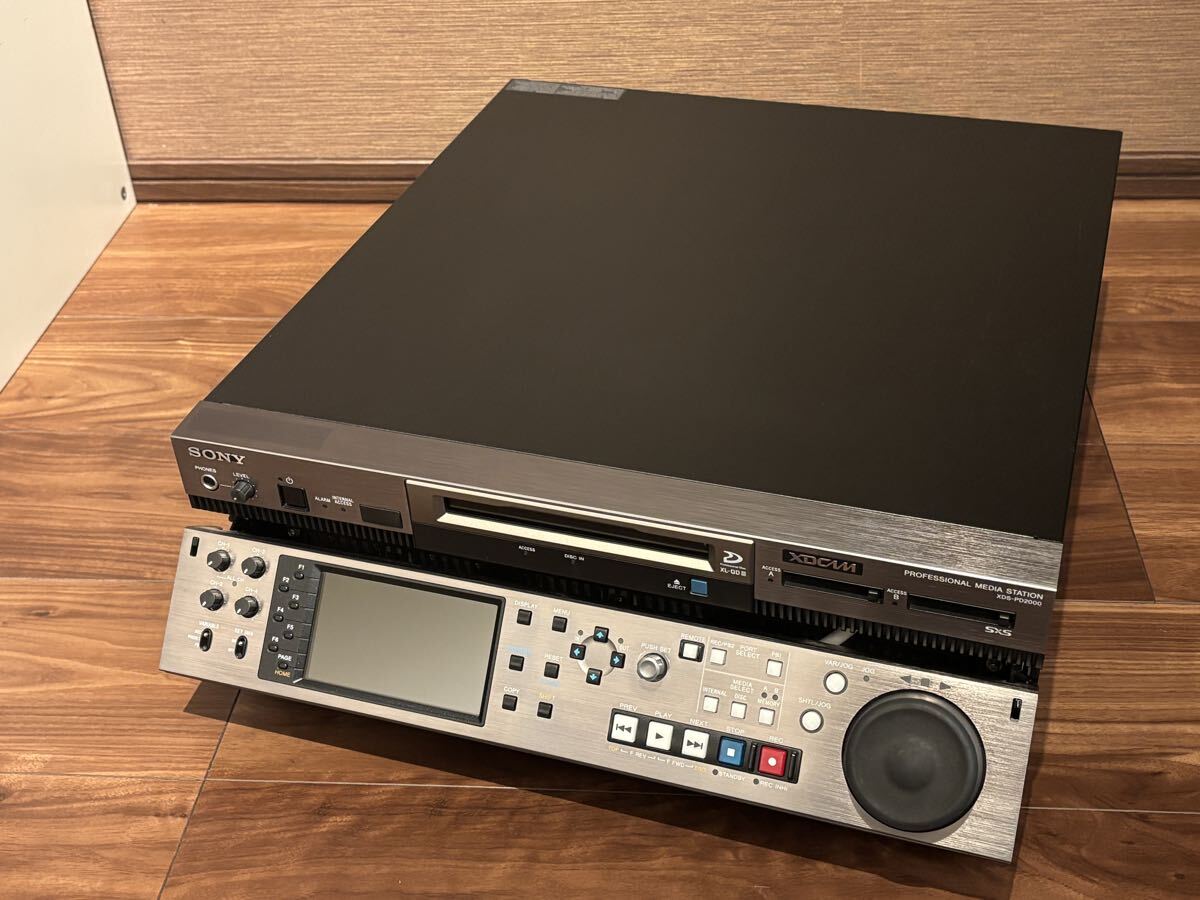 【美品】 SONY XDS-PD2000 XDCAMプロフェッショナルメディアステーション / AVCコーデックオプション XDBK-106付き