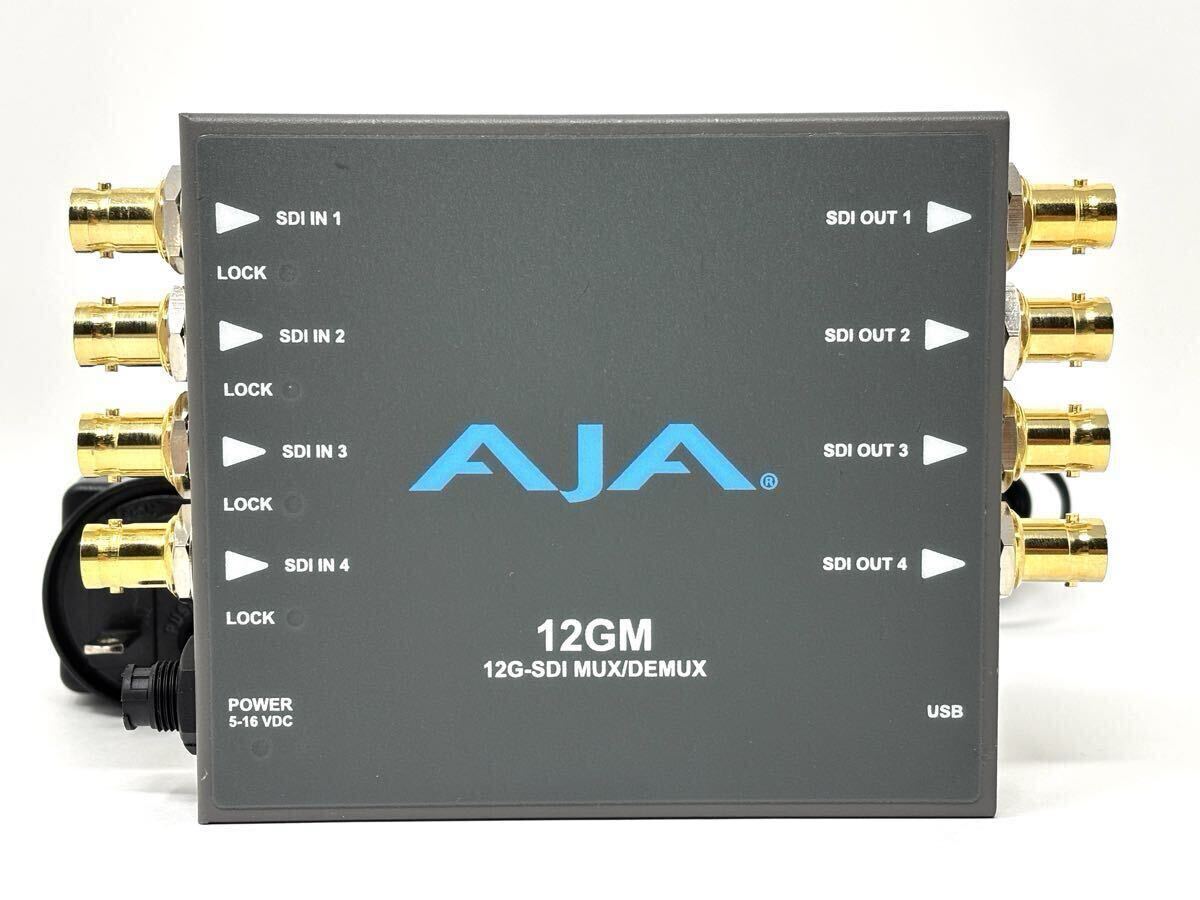 AJA 12GM 12G/3G-SDI対応マルチプレクサー　