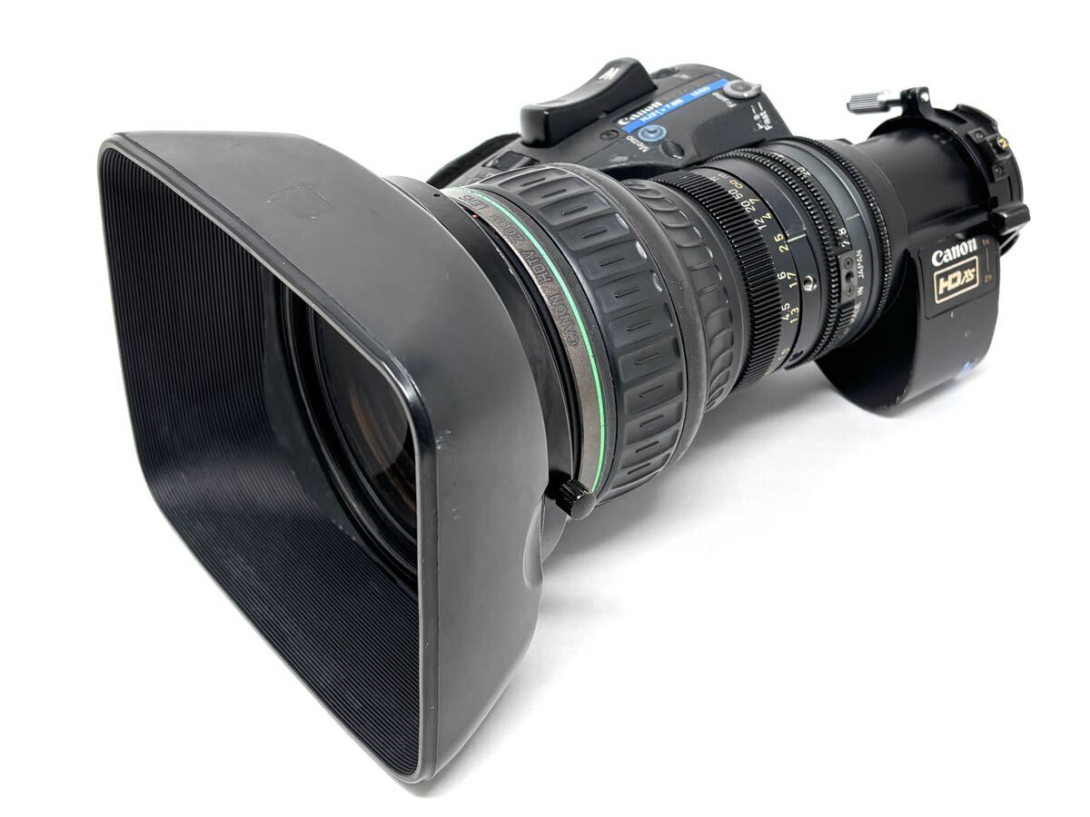 Canon HJ21 x 7.8B IASD キヤノン 放送業務用レンズ B4マウント フォーカスサーボ内蔵　動作良好