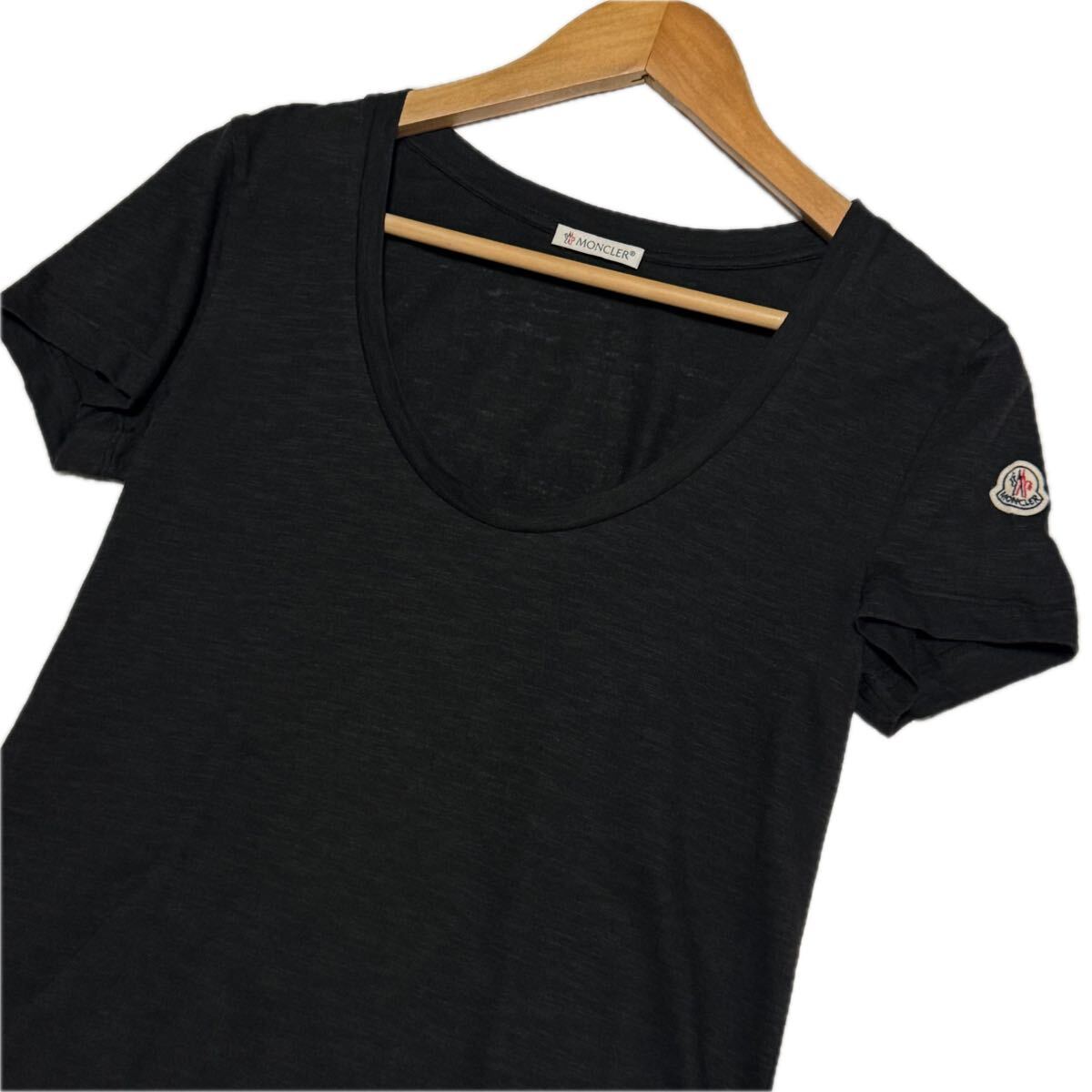 トレンド【moncler モンクレール【商品名】MAGLIA GIROCOLLO ロゴ 半袖 カットソー シャツ Tシャツ