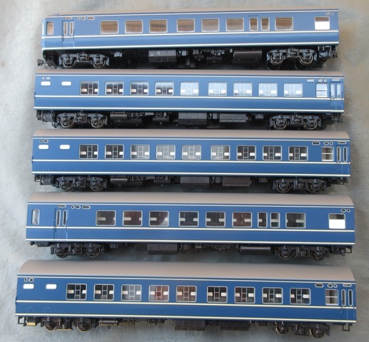 ☆売り切り☆KATO あけぼの 20系 特急形寝台客車 5両セット 鉄道模型 客車 HOゲージ カトー カニ ナハネフ 国鉄 ゆうづる