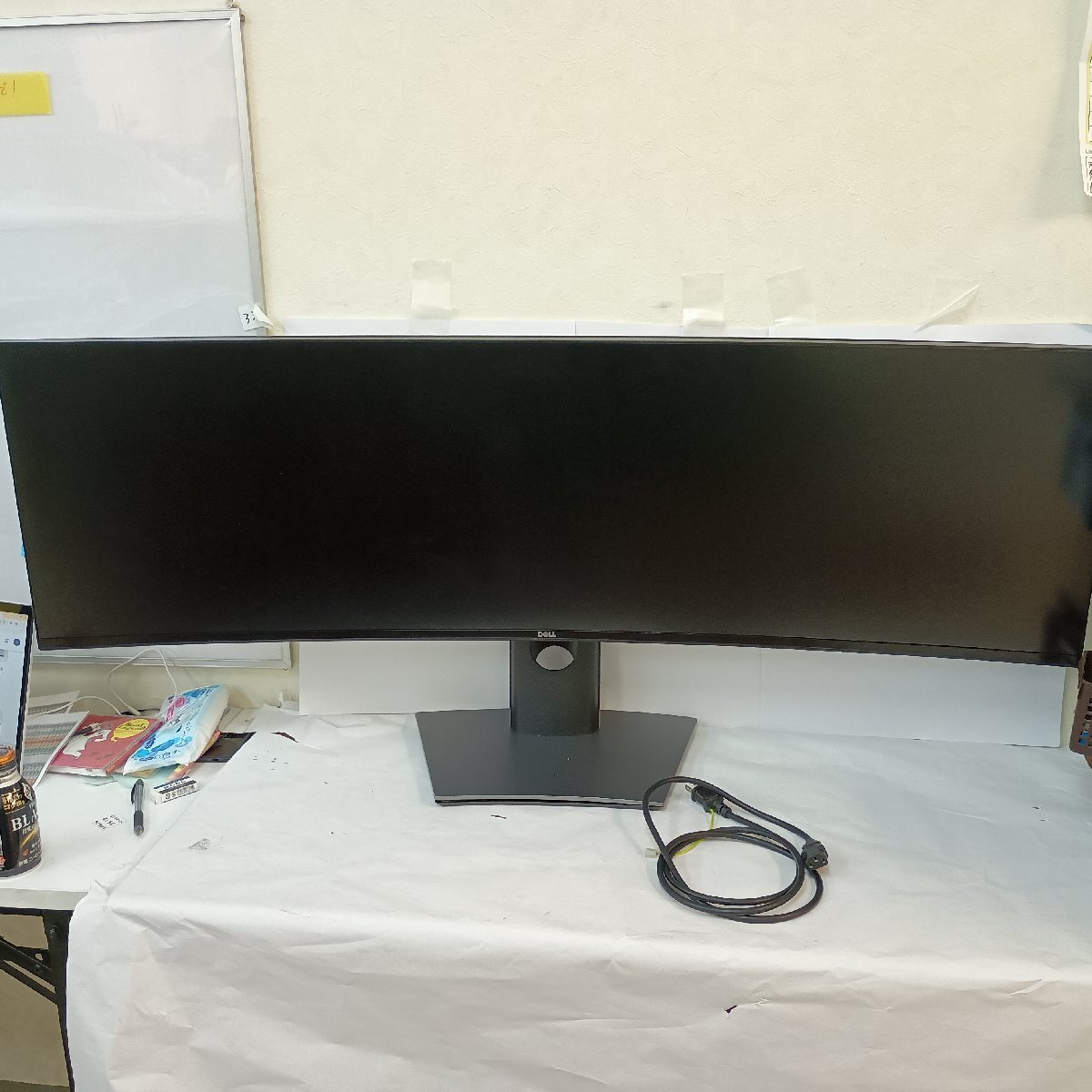 【直接取引推奨】DELL U4919DW 49インチ 曲面 ウルトラワイド 液晶モニター ドット欠無 通電起動画面表示確認済 2021 デル 大型モニター #A