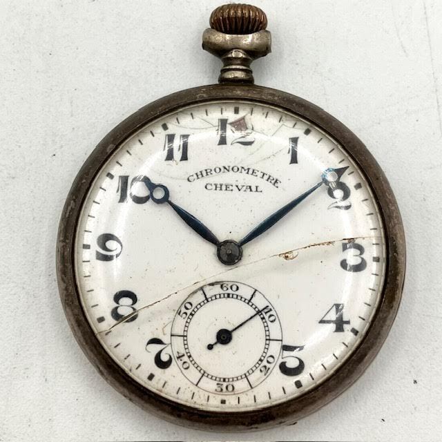 A17　CHRONOMETRE　CHEVAL　エベラール　懐中時計