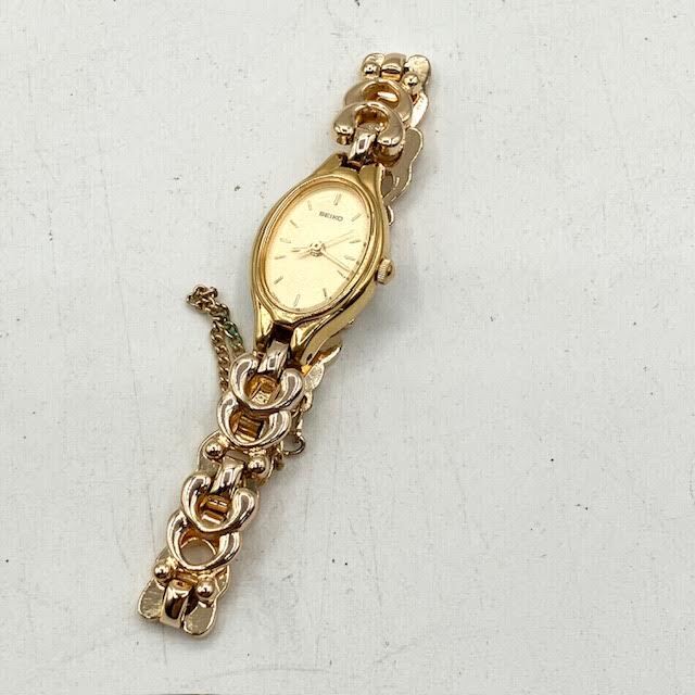 A17　SEIKO　セイコー　ゴールド　レディース　腕時計