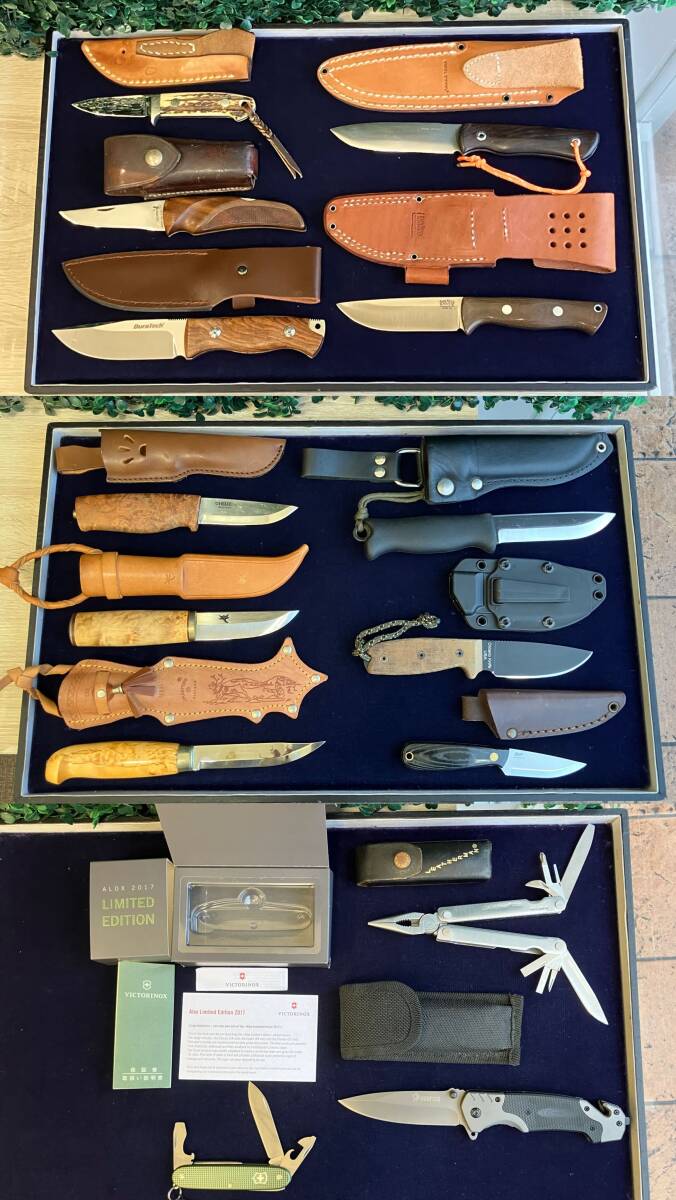 S-12-643②【八】サバイバル ナイフ マルチツール まとめ BARK RIVER バークリバー / GERBER ガーバー / Matrix AIDA マトリックスアイダ等