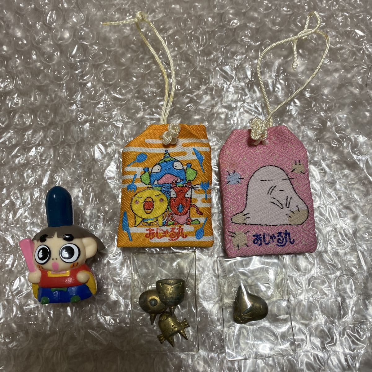 【1円〜】おじゃる丸 グッズ セット お守り 指人形