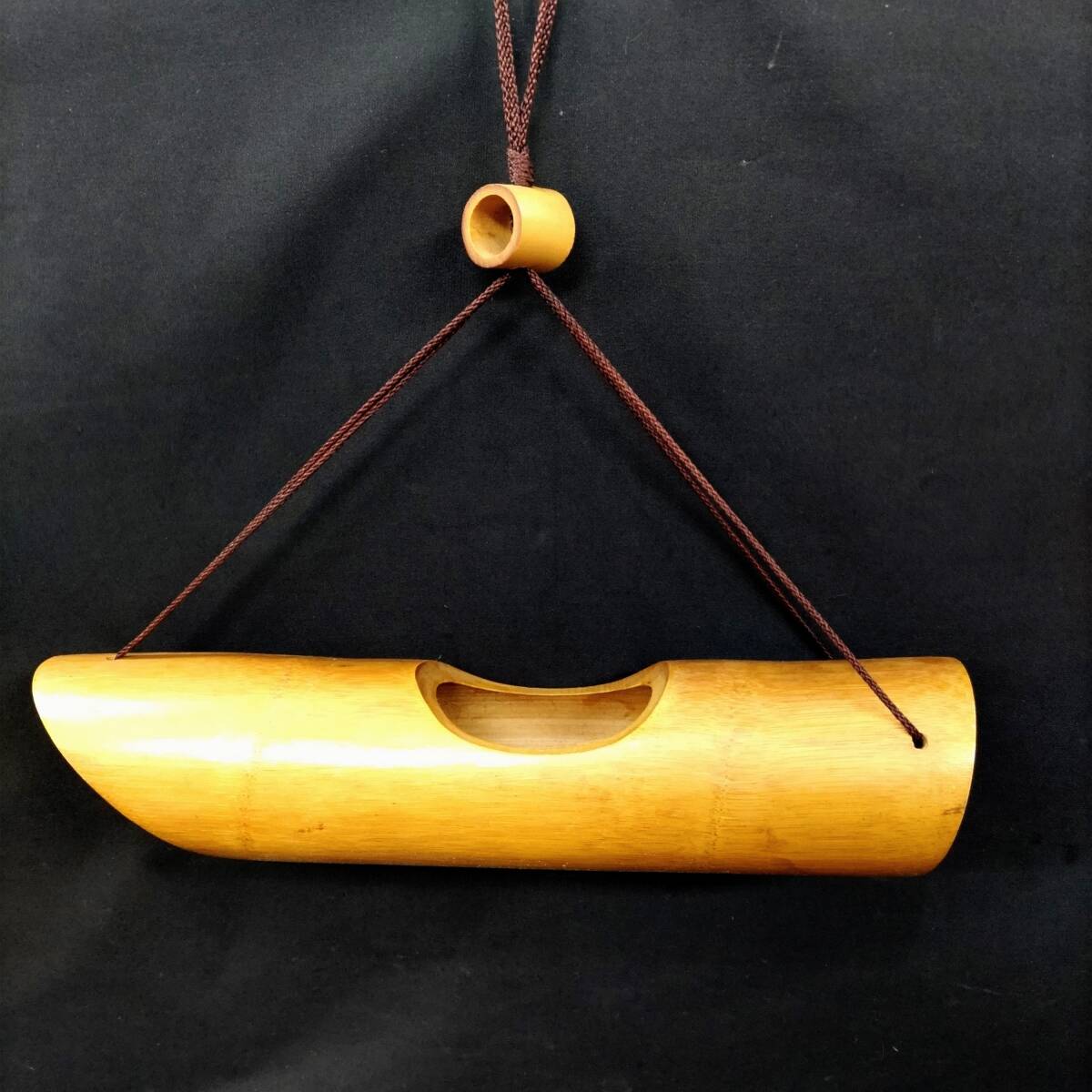 ◎伝統工芸◎舟花入 釣舟 竹製 切船型 華道 茶道 即発送