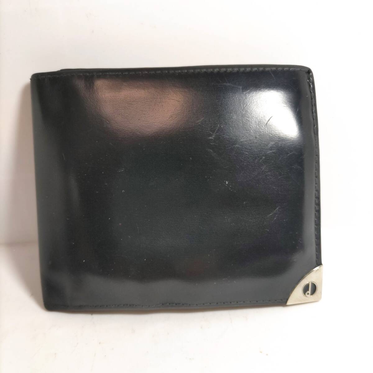 ◎ダンヒル◎dunhill 二つ折り財布 カーフスキン フランス製 即発送 