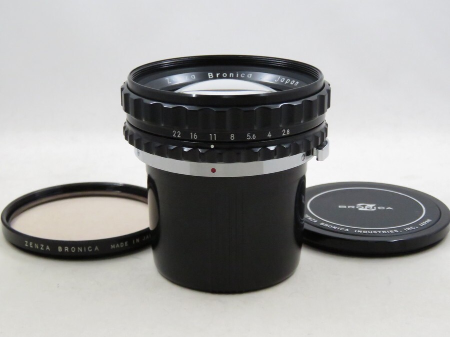 [23595V2]★完動品★ZENZA BRONICA ZENZANON 100mm F2.8 (S2.EC) フィルター付き