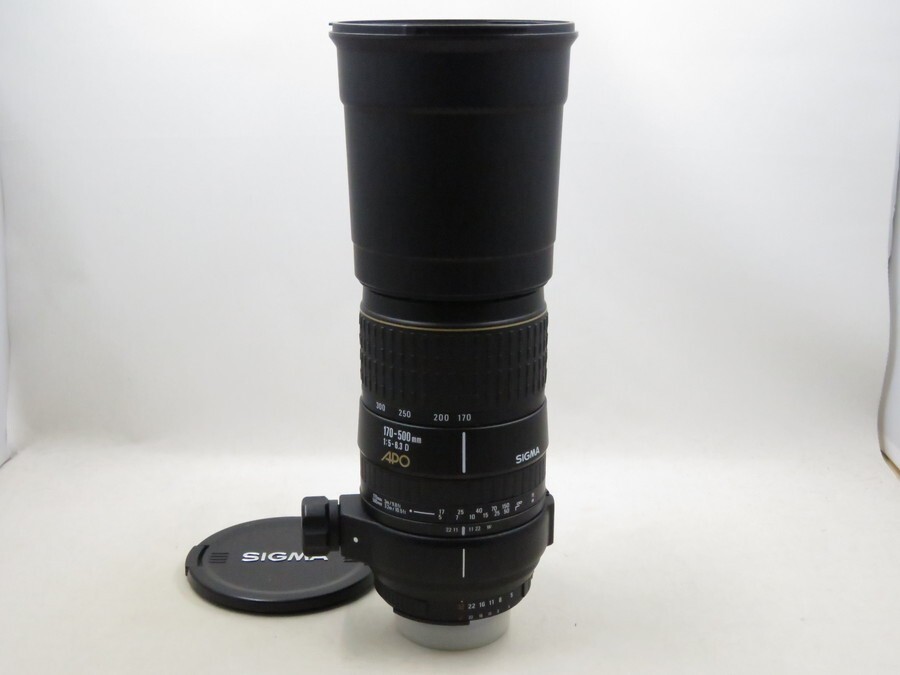 [23618Z6]★完動品★SIGMA APO 170-500mm F5-6.3 D ASPH RF Nikon 三脚座付き