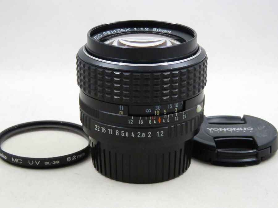[23635V1]★超極上美品★PENTAX SMC PENTAX 50mm F1.2 フィルター付き