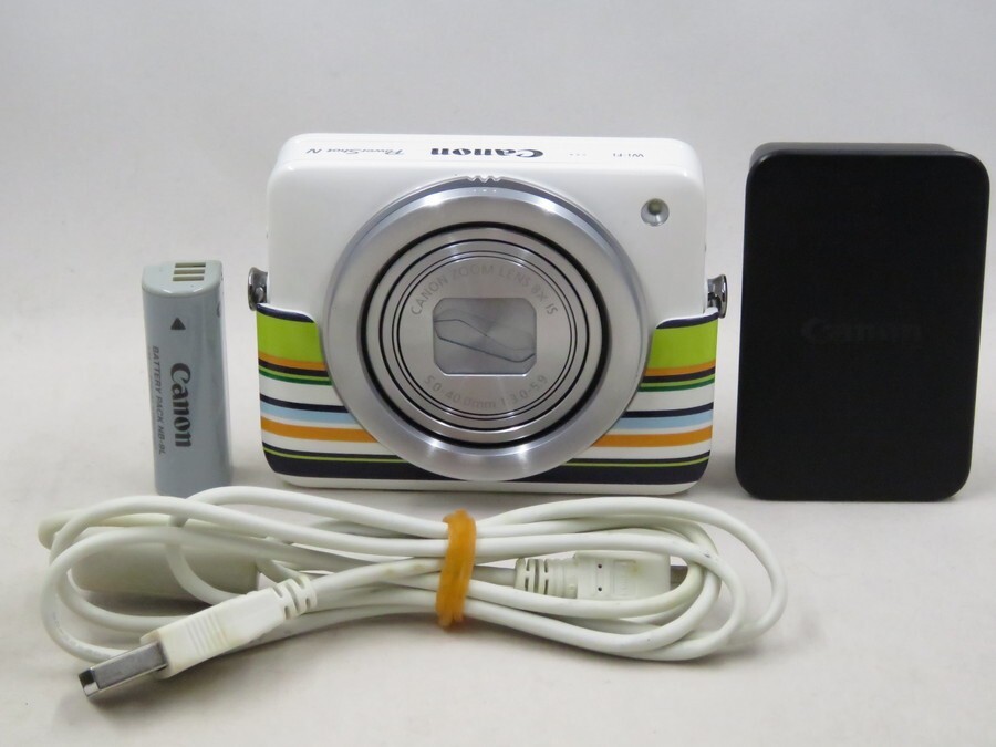 [23641T1]★極上美品★CANON PowerShot N マルチボーダーセット