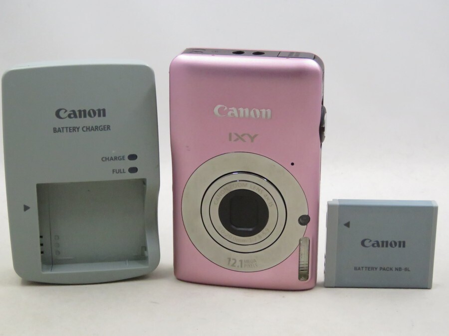 [23657W1]★完動品★CANON IXY 200F ピンク